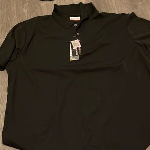 Grand Slam Black Polo Shirt Casual Cotton Blend